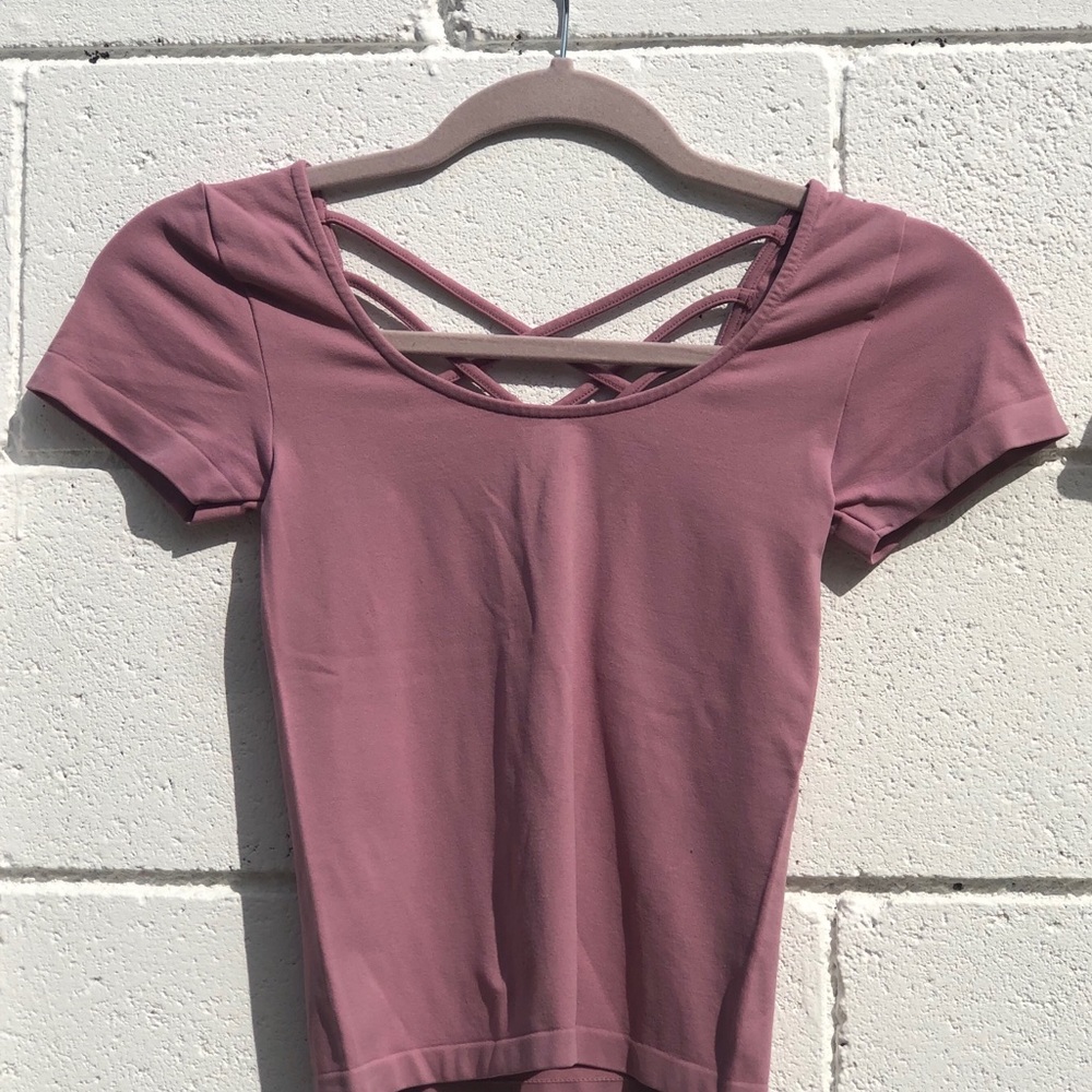 Pink Crop Top